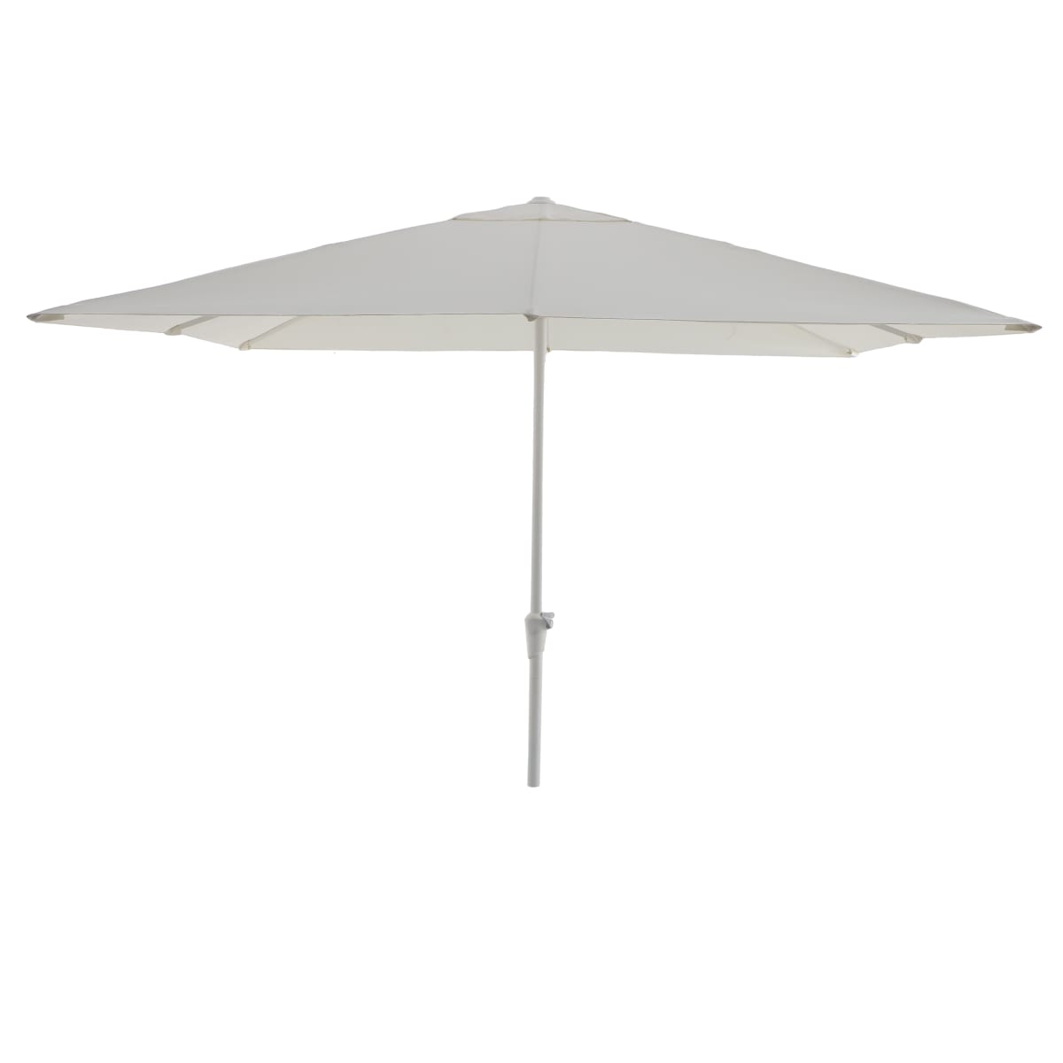 Bricocenter NATERIAL AURA II CENTRAL ALUMINIUM 290X290 250G WHITE UMBRELLA