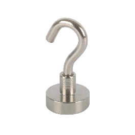NEODYMIUM MAGNET WITH HOOK WITH ADHESIVE D36MM H 49.5MM