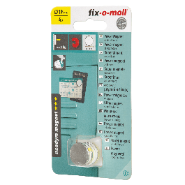 4 NEODYMIUM DISK MAGNETS D19 H1.5MM
