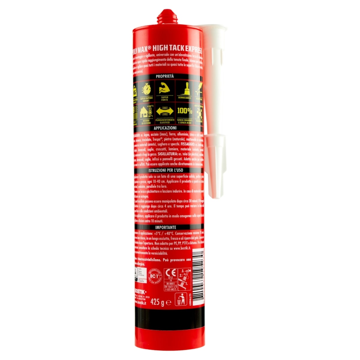 MOUNTING GLUE SEALANT ALL MATERIAL ALSO EXTERNAL POLYMAX HIGH TACK 440GR