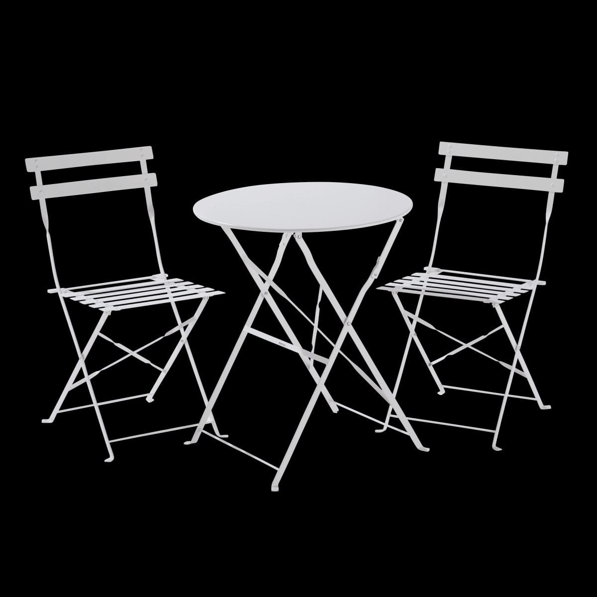 Bricocenter FLORA NATERIAL FOLDING CHAIR ECRU STEEL 41X47XH80