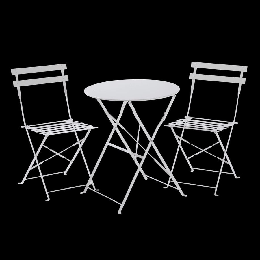 Bricocenter FLORA NATERIAL FOLDING CHAIR ECRU STEEL 41X47XH80