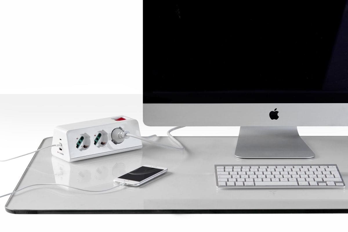 DESK MULTI-SOCKET 3+3