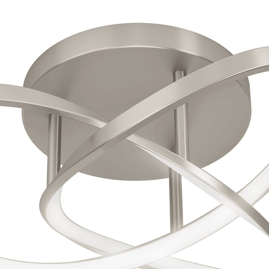 Bricocenter CEILING LAMP ESME METAL NICKEL D35