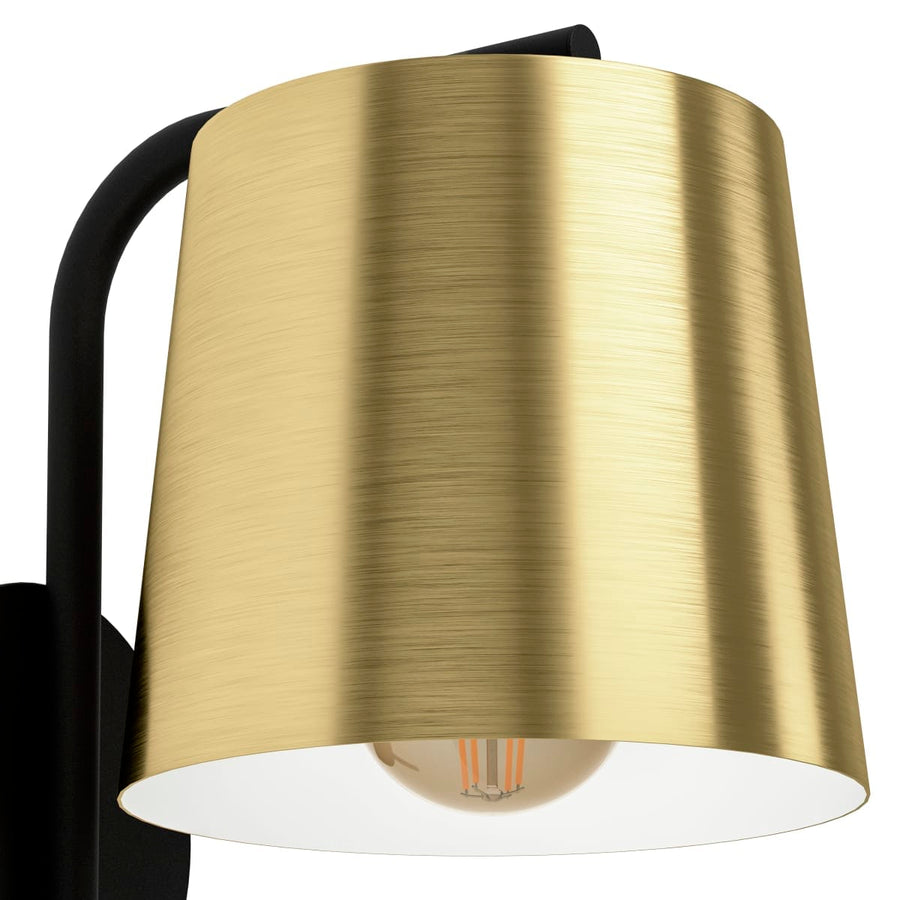Bricocenter KRELA METAL WALL LAMP GOLD 23X2CM6 E27=40W