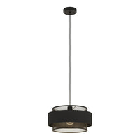 OTTOMAN CHANDELIER METAL BLACK D40 CM E27