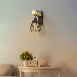 TABODI METAL AND NATURAL WOOD 24CM E27 WALL LIGHT