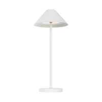 TABLE LAMP LIBERTY ALUMINIUM WHITE LED 3W WARM LIGHT BATTERY OPERATED WITH TOUCH IP54