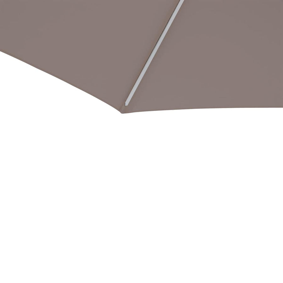 Bricocenter NATERIAL AURA II ALUMINIUM 290X290 250G TAUPE CENTRAL PARASOL