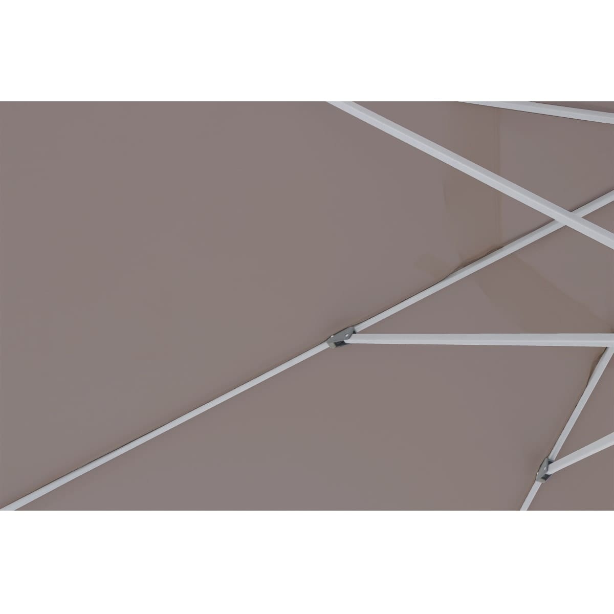 Bricocenter NATERIAL AURA II ALUMINIUM 290X290 250G TAUPE CENTRAL PARASOL