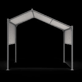 PERGOLA GAZEBO NATERIAL CASSY 4X3X2.8 POLYESTER STEEL 160GR/M2