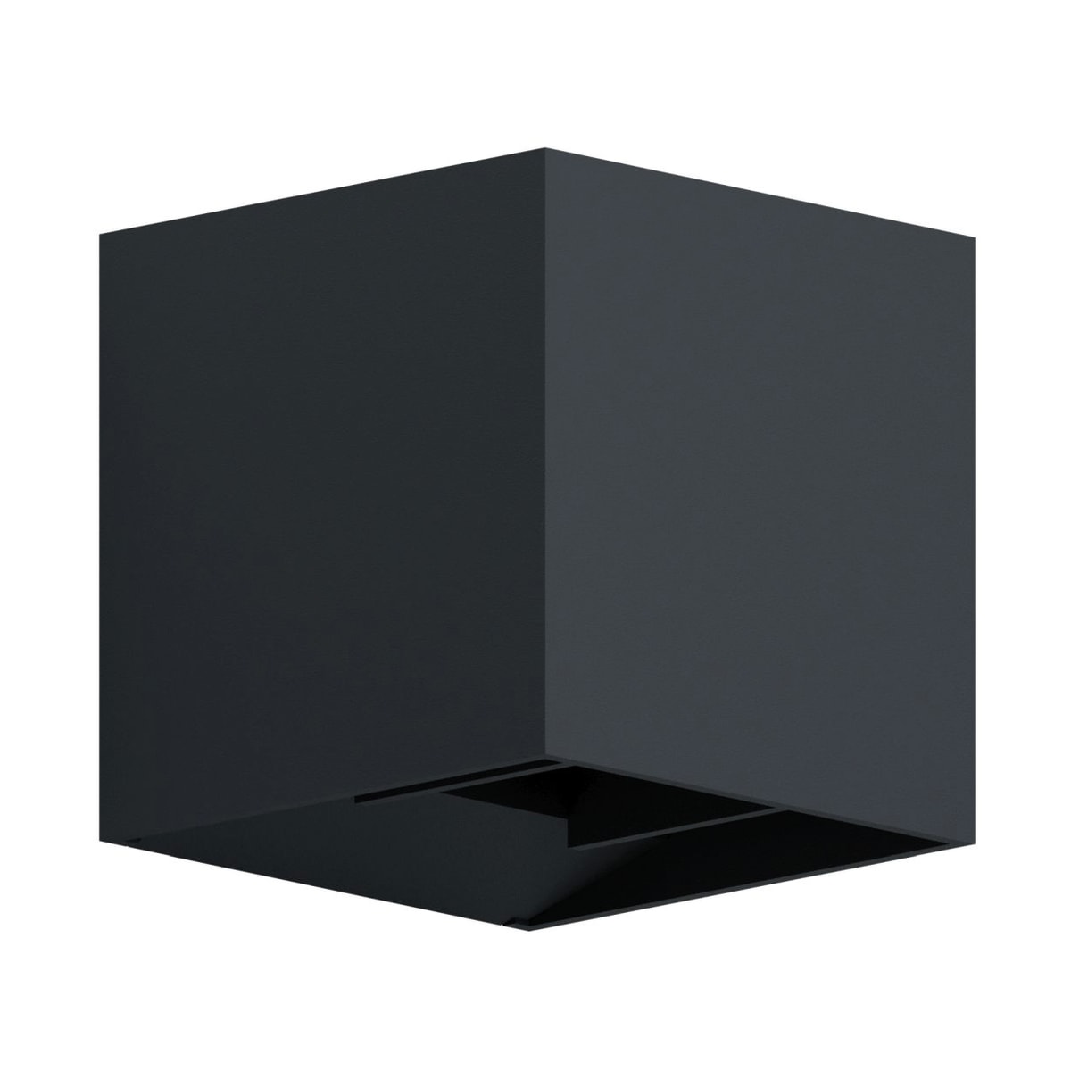 CALPINO ALUMINIUM WALL LIGHT BLACK 10.5X10.5X11 CM LED WARM LIGHT IP54