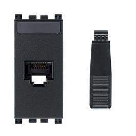 ARKE MAINS SOCKET RJ45 GRAY