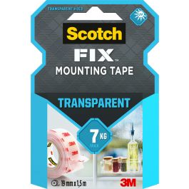 TRANSPARENT FIXING TAPE SCOTCH-FIXEXTREME UP TO 7 KG 19 MM X 1.5 M