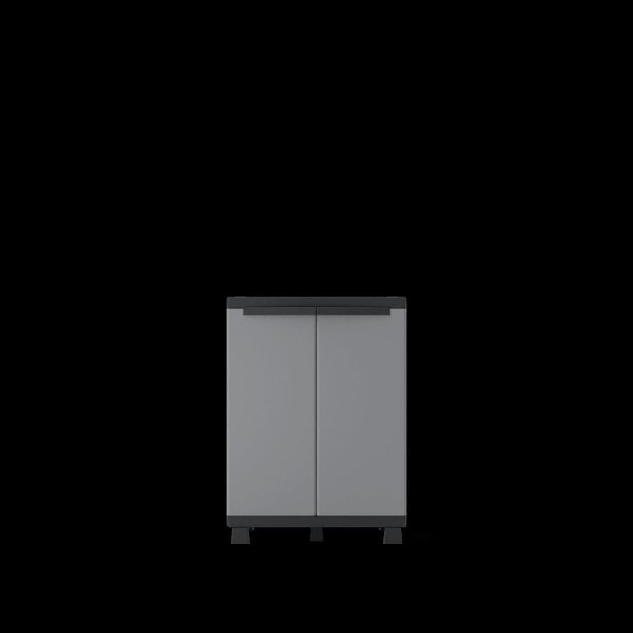 Bricocenter LOW RESIN CUPBOARD CM91,5X68X39CM SPACEO GREY