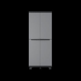 HIGH TRANSFORMABLE RESIN WARDROBE 170X68X39CM SPACEO GREY