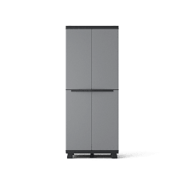 HIGH TRANSFORMABLE RESIN WARDROBE 170X68X39CM SPACEO GREY