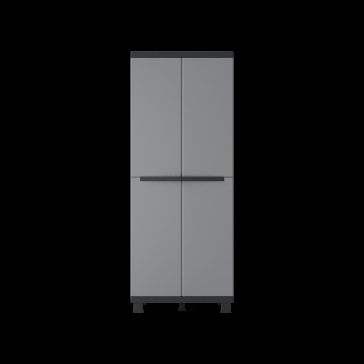 HIGH TRANSFORMABLE RESIN WARDROBE 170X68X39CM SPACEO GREY