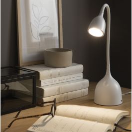 STUDIO LAMP SWALLOW METAL WHITE H37 CM LED 400LM WITH USB
