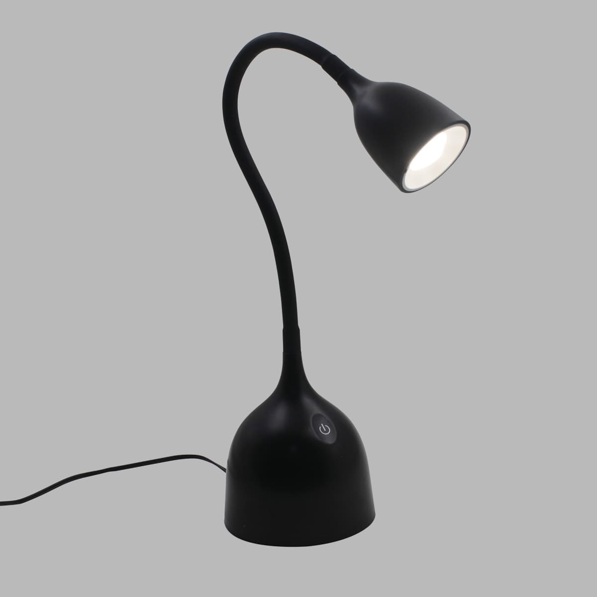 Bricocenter LAMPADA STUDIO SWALLOW METALLO NERO H37 CM LED 400LM CON USB