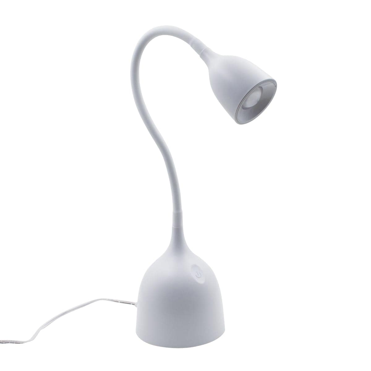 Bricocenter LAMPADA STUDIO SWALLOW METALLO BIANCO H37 CM LED 400LM CON USB