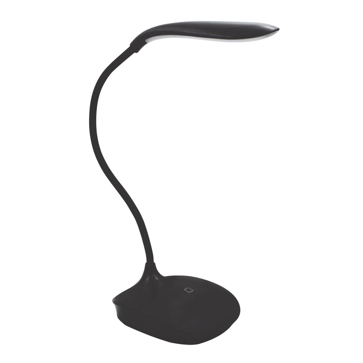 Bricocenter MURREY STUDIO LAMP PLASTIC BLACK H32 CM LED 3W TOUCH