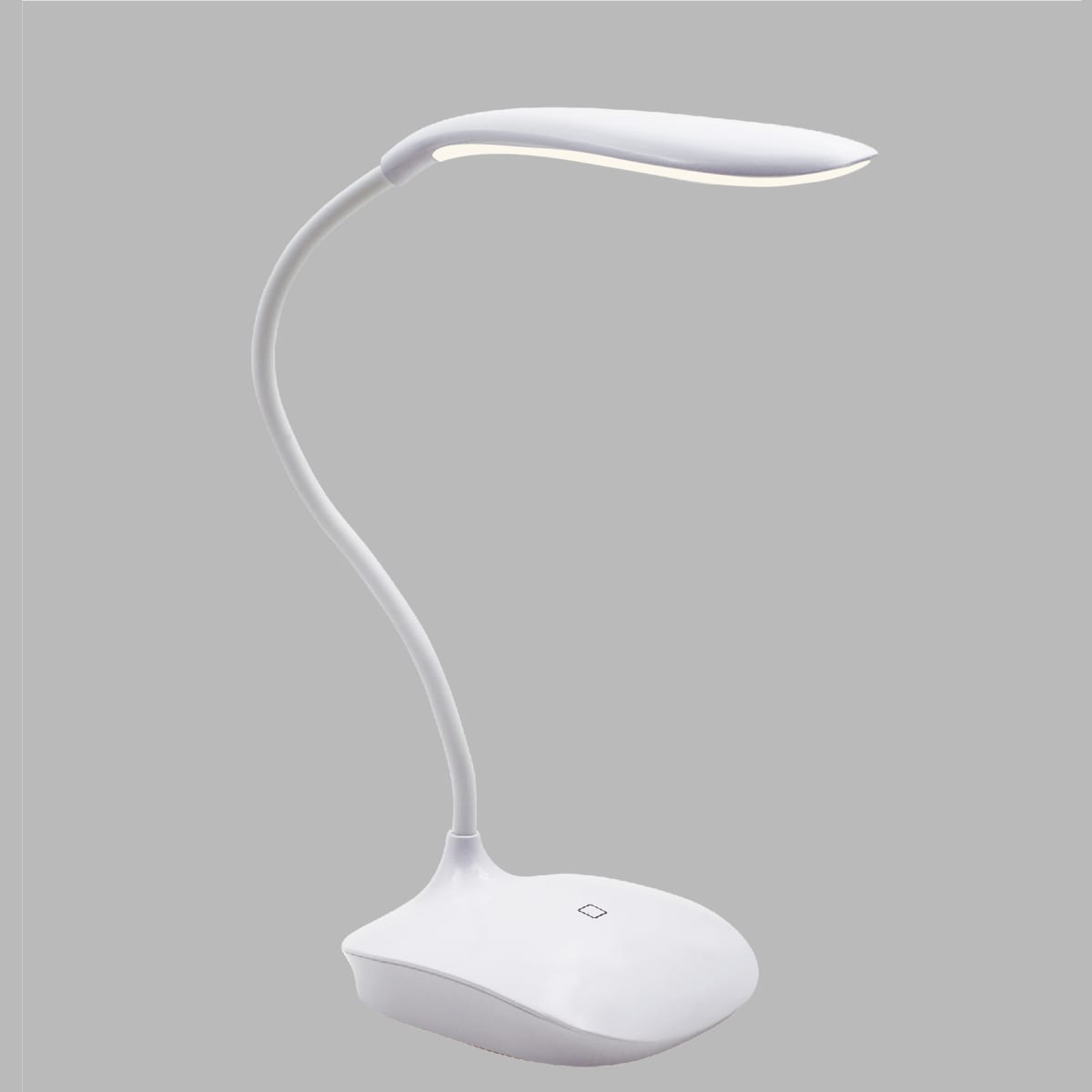 Bricocenter MURREY STUDIO LAMP PLASTIC WHITE H32 CM LED 3W TOUCH