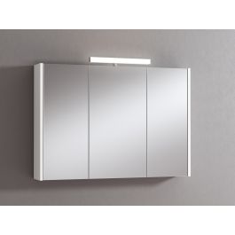 KORA MIRROR W100 D16 H70 3 DOORS ASH WHITE