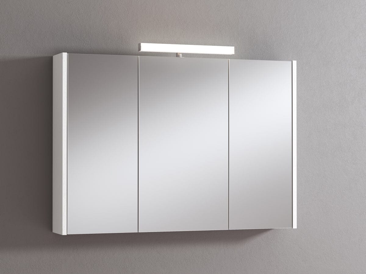 Bricocenter SPECCHIERA KORA L100 P16 H70 3 ANTE FRASSINO BIANCO