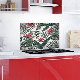 STICKER KITCHEN PANEL RED FLOWER 45X65CM