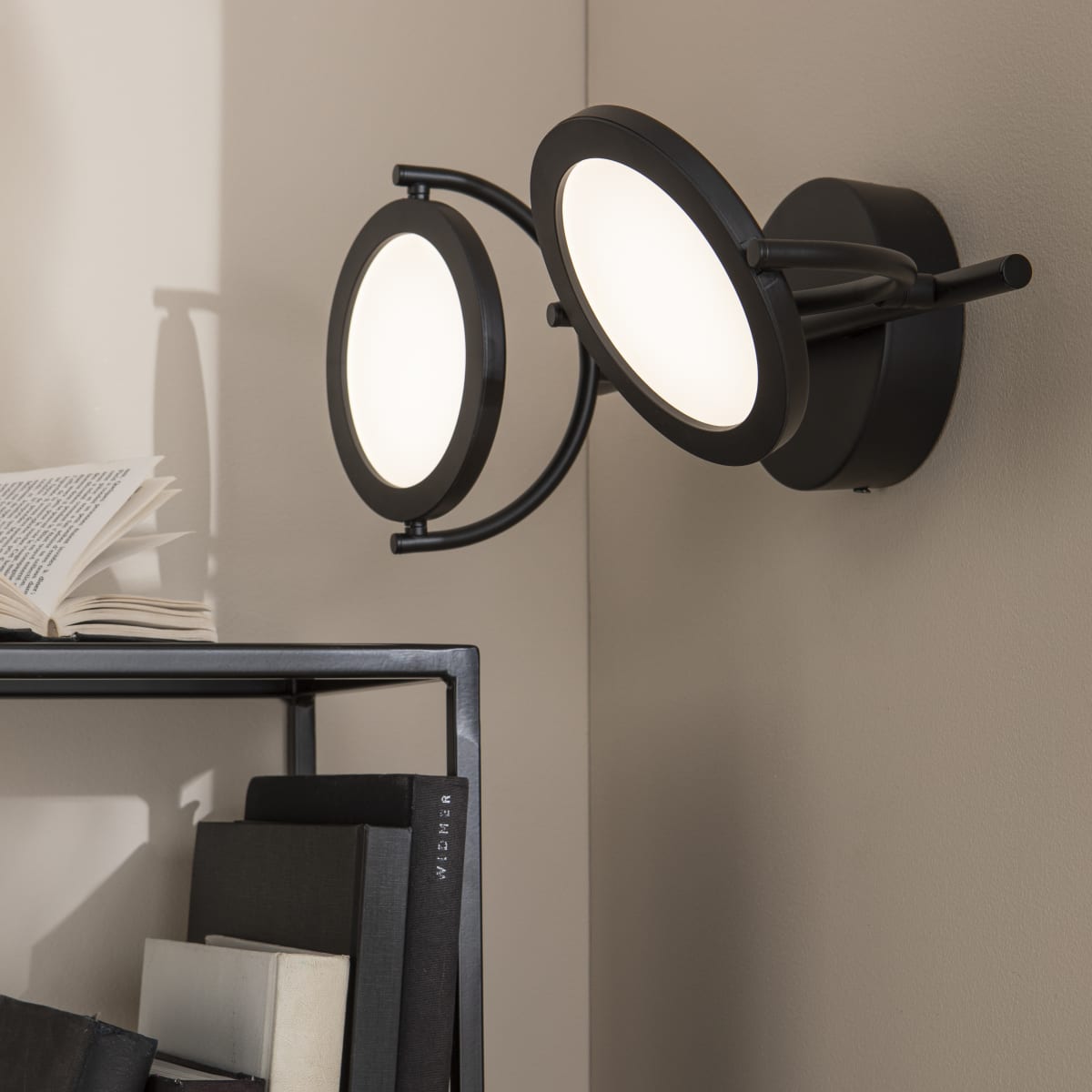 DIUNA SPOTLIGHTS METAL BLACK 32X12X17.5CM LED 2X258W CCT DIMMABLE