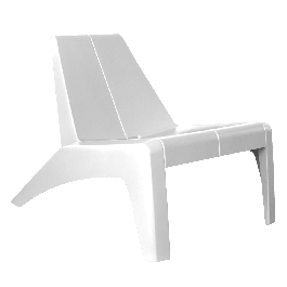 HALIOS RELAX NATERIAL WHITE ARMCHAIR