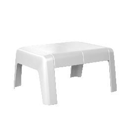 LOW HALIOS NATERIAL WHITE COFFEE TABLE