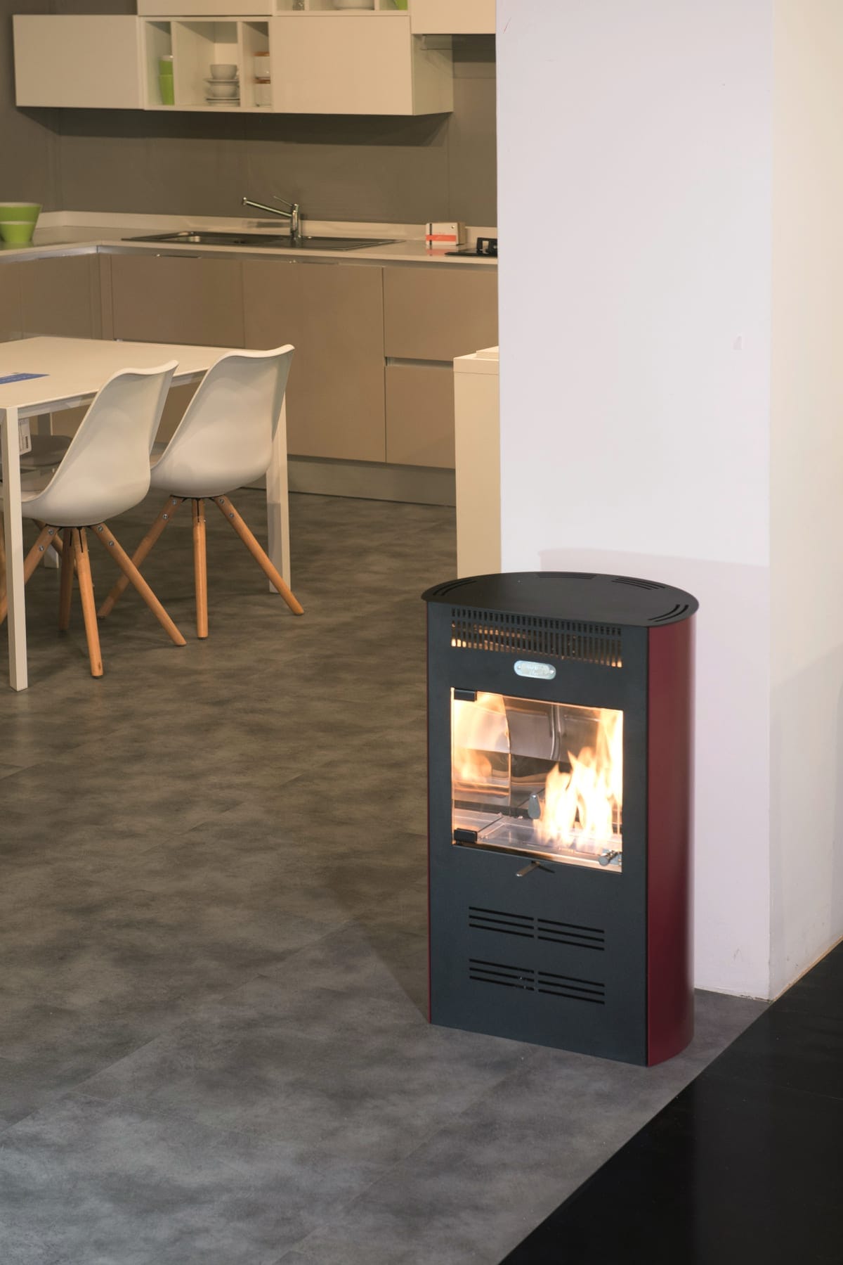 Bricocenter STUFA A BIOETANOLO RUBY ELEGANCE VENTILATA BORDEAUX L47 H 75 L36