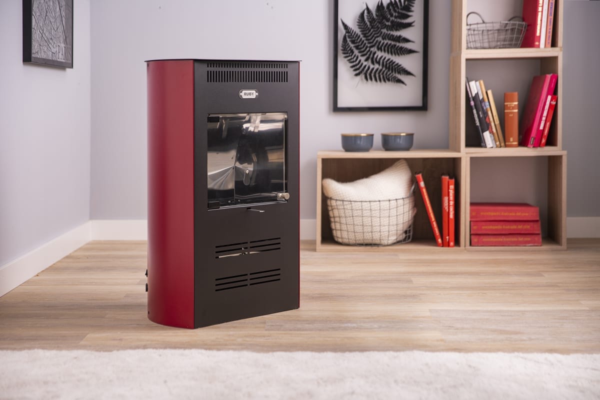 Bricocenter STUFA A BIOETANOLO RUBY ELEGANCE VENTILATA BORDEAUX L47 H 75 L36