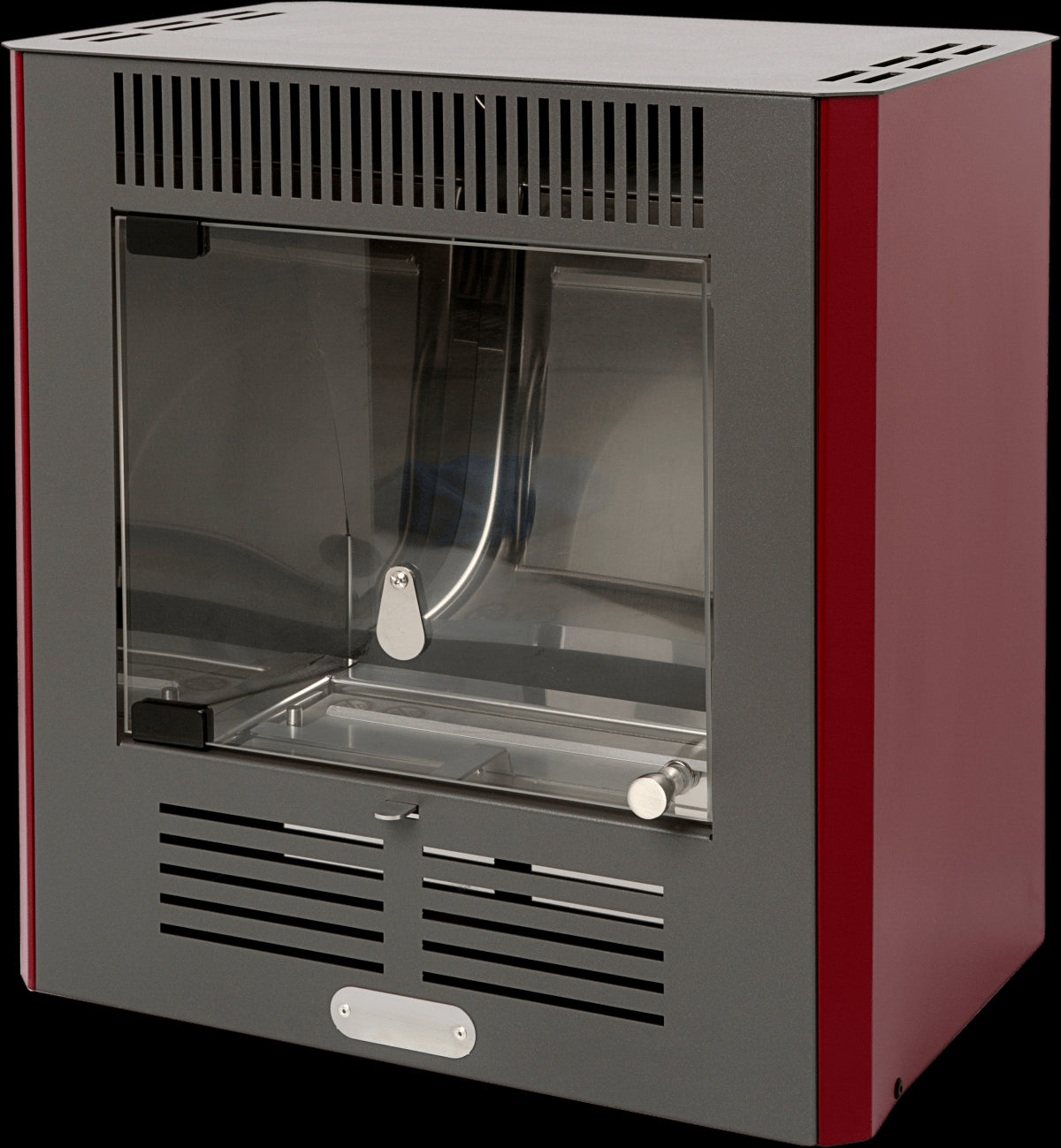 BURGUNDY MINIRUBY BIOETHANOL STOVE L45 H 48,5 P 31