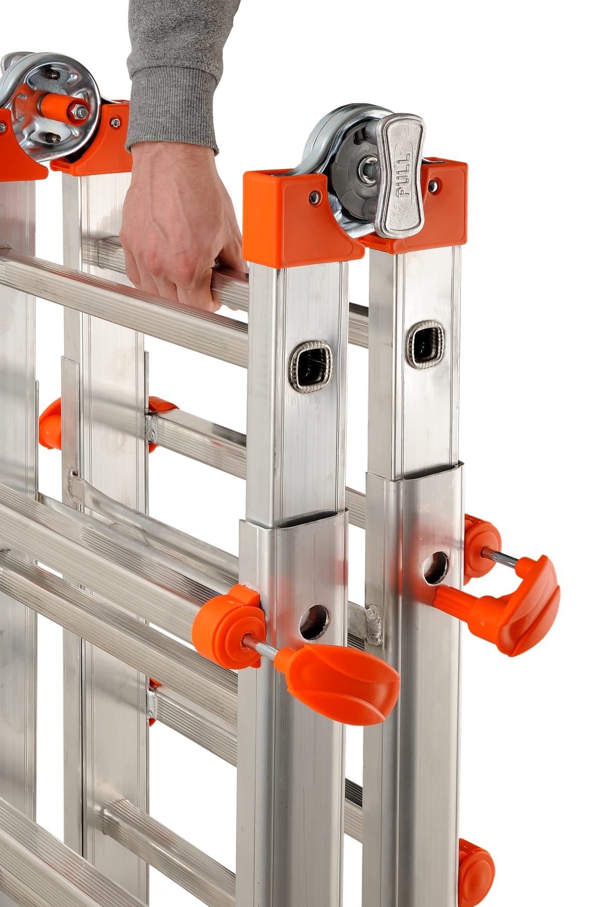 ALUMINI0 TELESCOPIC LADDER 6+6 - CAPACITY 150KG