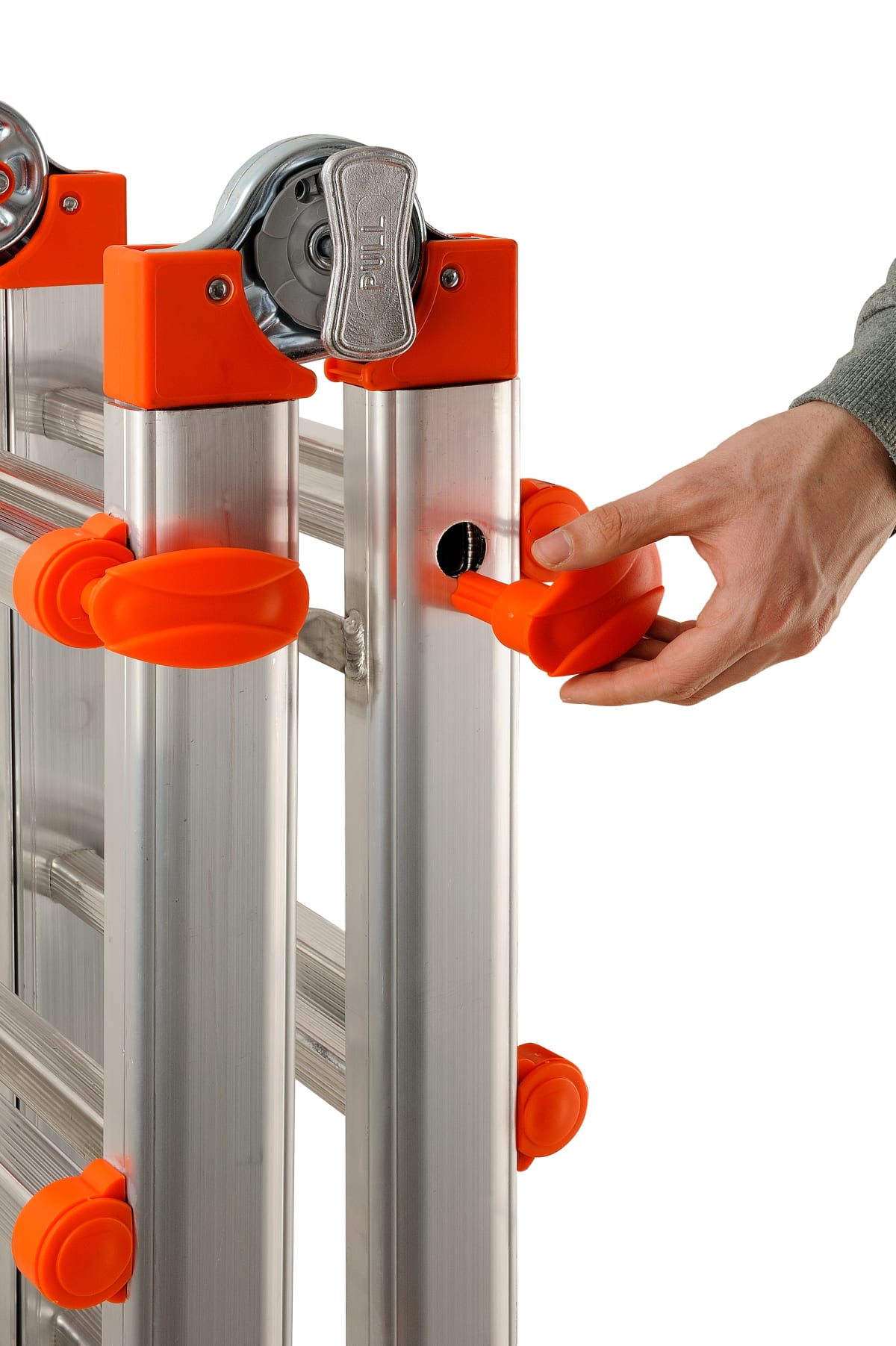 ALUMINI0 TELESCOPIC LADDER 6+6 - CAPACITY 150KG