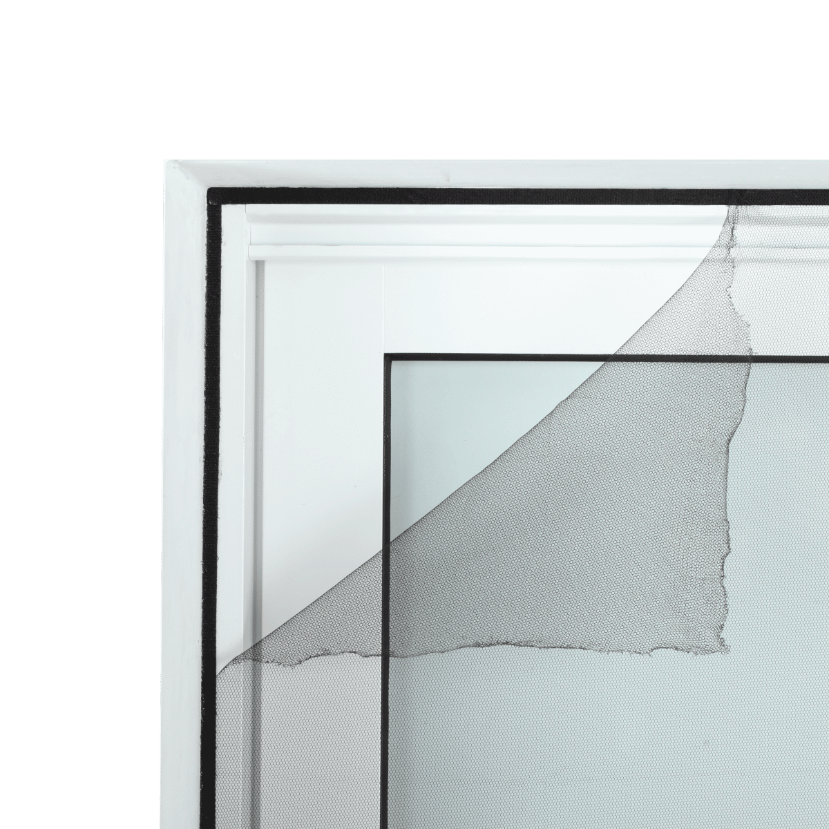 VELCRO MOSQUITO NET FOR FIN 150X180 BLACK