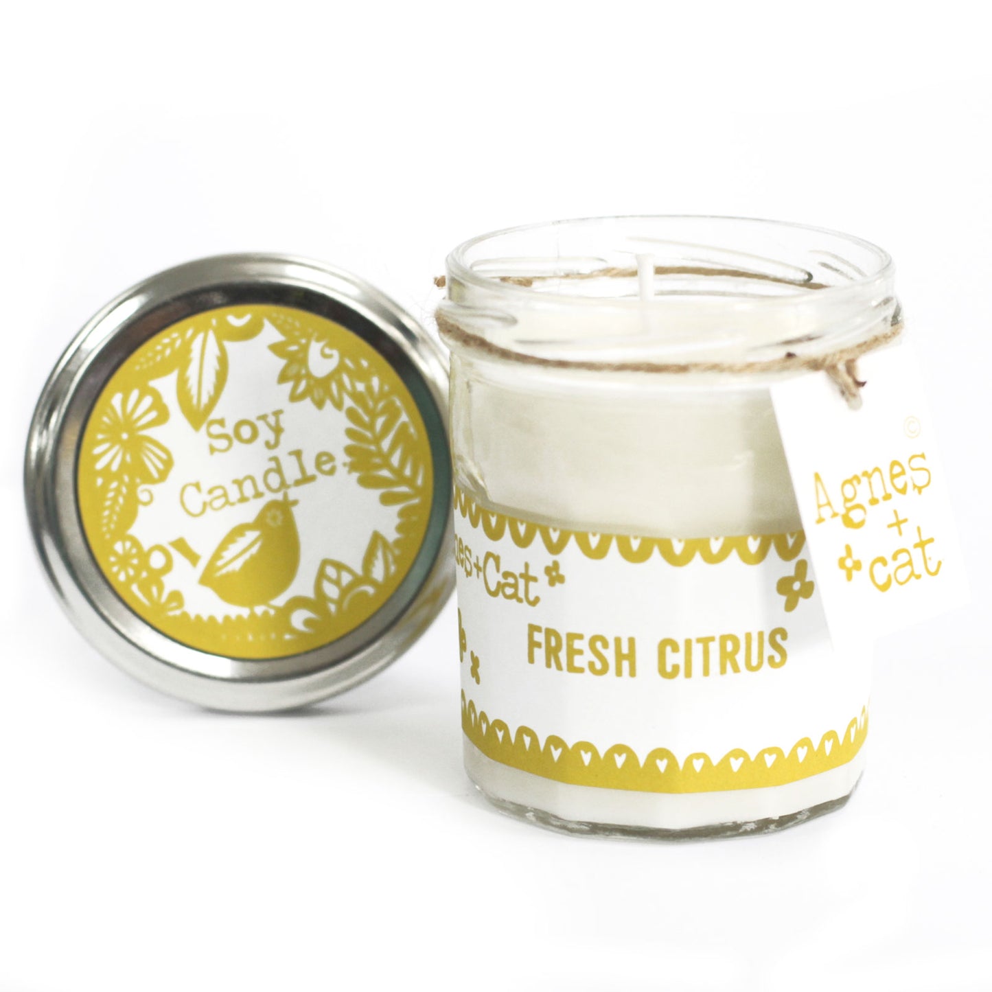 Gift Box - Fresh Citrus (Candle) + Clementine & Mor.Roll (Fizz)