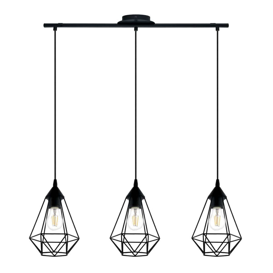 Bricocenter BYRON METAL CHANDELIER BLACK 3XE27=60W