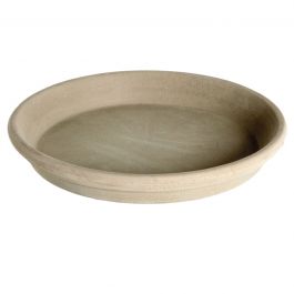 EARTHENWARE SAUCER DIAMETER 23XH3.7 CM EARTH VOLCANO