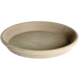 EARTHENWARE SAUCER DIAMETER 28XH4 CM EARTH VOLCANO