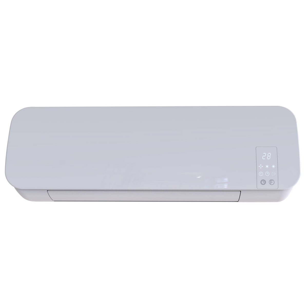 Bricocenter CERAMIC FAN HEATER CLAM 3 POWER 0.75/1.25/2 KW-IPX2 TIMER REMOTE CONTROL