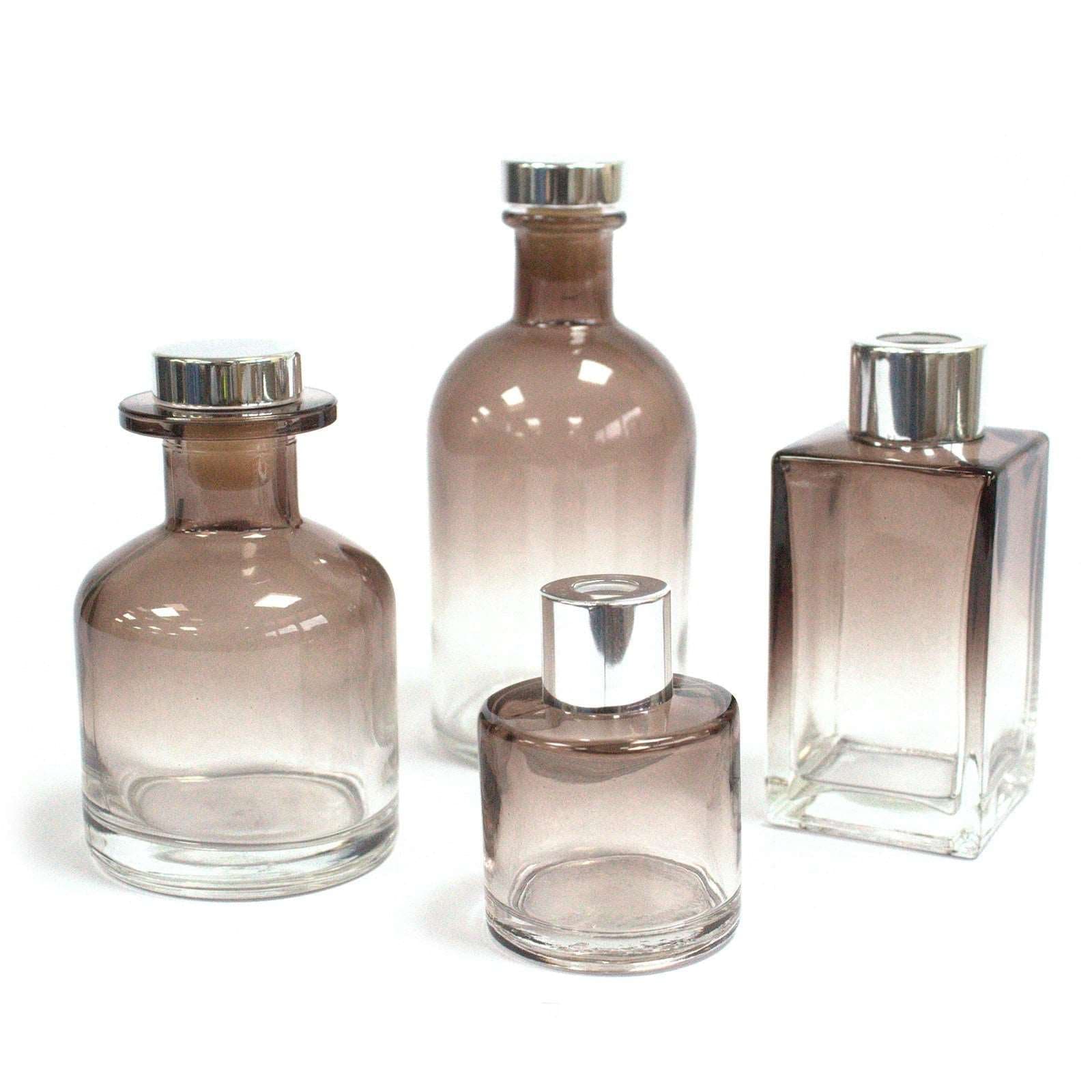 Bliss 140 ml Round Alchemist Reed Diffuser Bottle - Charcoal