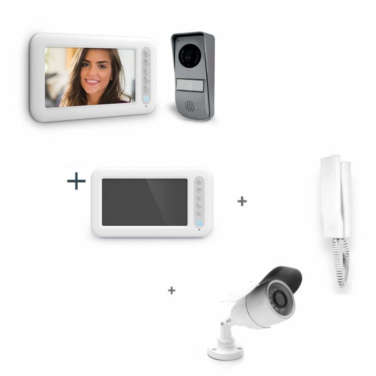 Bricocenter 7-CHANNEL EXPANDABLE AVIDSEN YLVA3 VIDEO INTERCOM