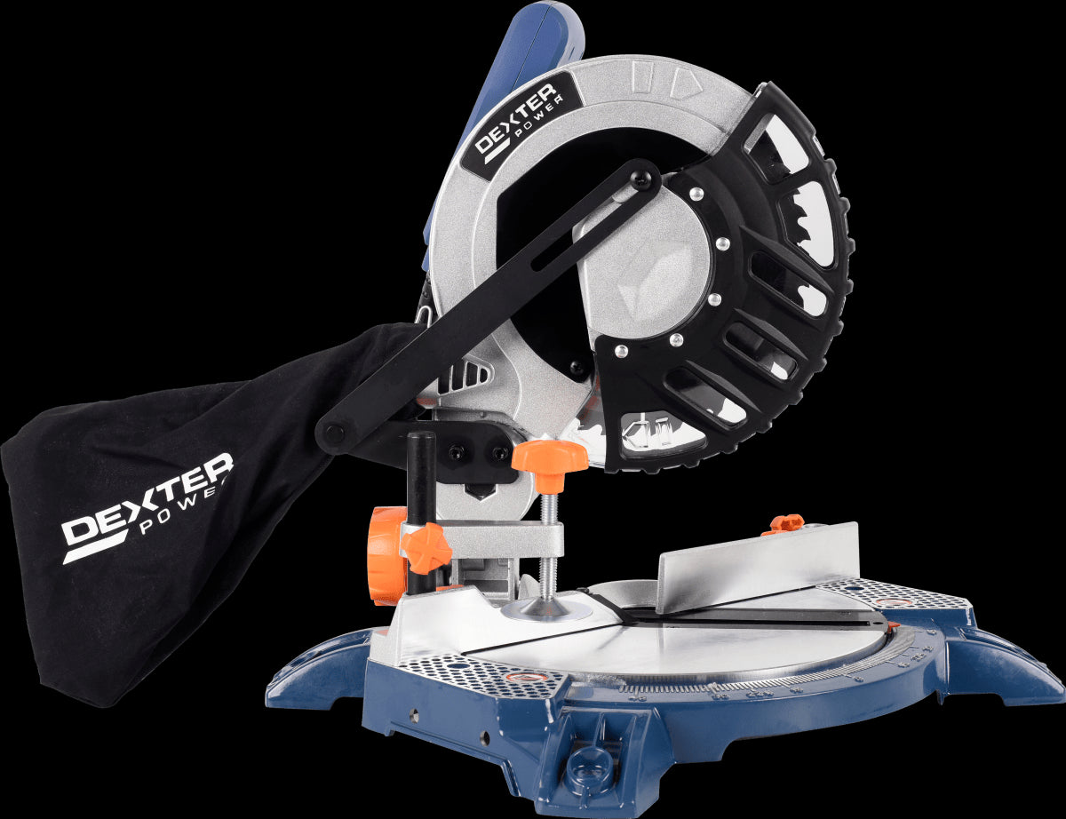 DEXTER 1700W 210MM MITRE SAW, ALUMINIUM BASE, WITHOUT LASER