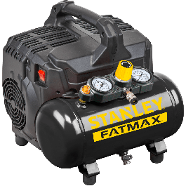 STANLEY FAT MAX 6L 1.0HP 8BAR SILENCED COMPRESSOR