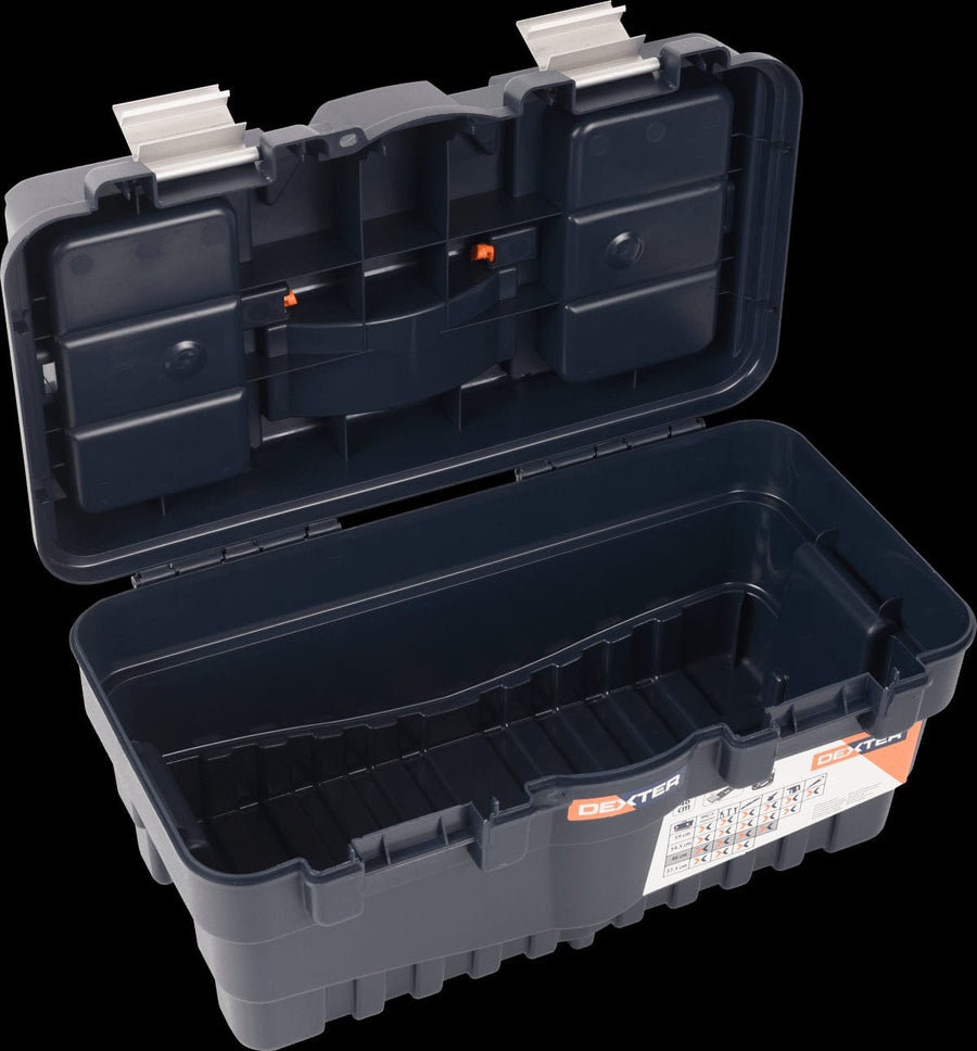Bricocenter DEXTER TOOL CASE 26X24X46CM 19 INCH PLASTIC