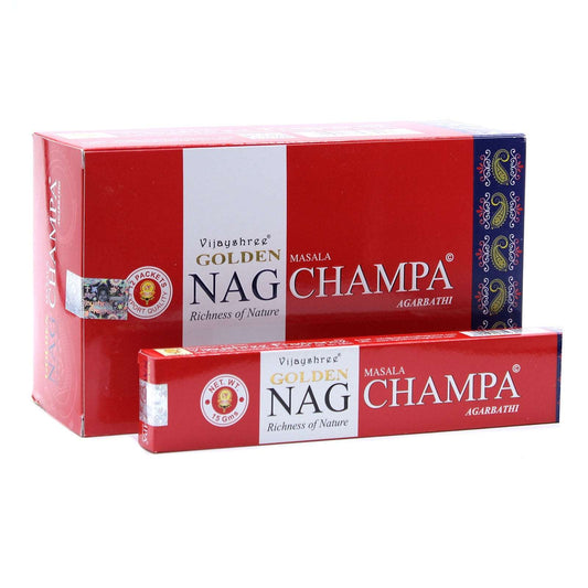 15g Golden Nag - Champa Incense - best price from Maltashopper.com GOLDNCI-01